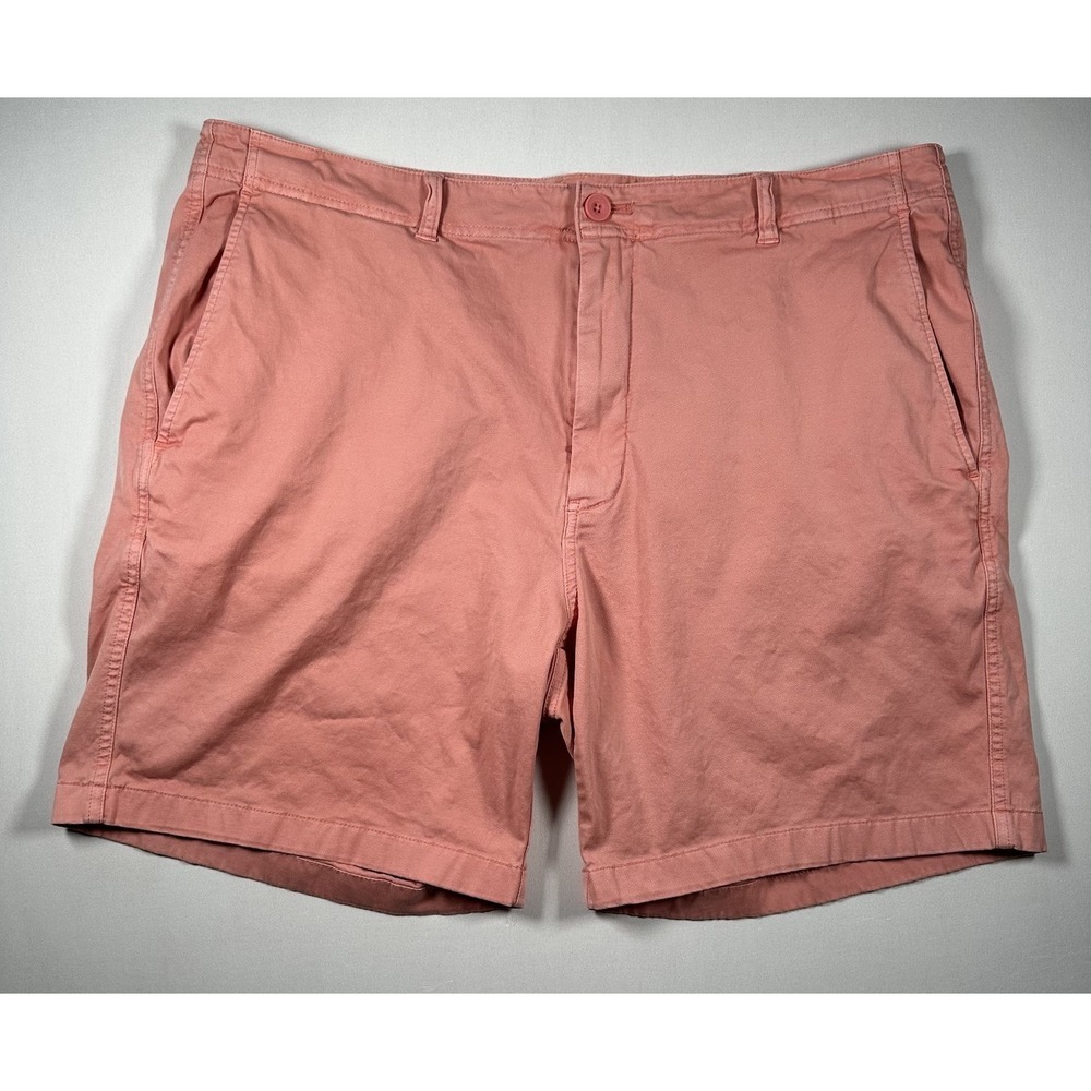 Vineyard Vines Island Shorts Mens 38 Pink Salmon Stretch Cotton Twill Chino